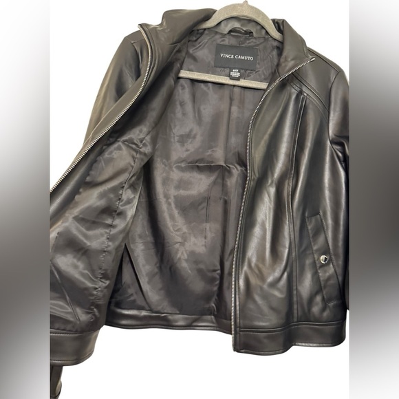 Vince Camuto Faux Leather Jacket - Picture 9 of 12